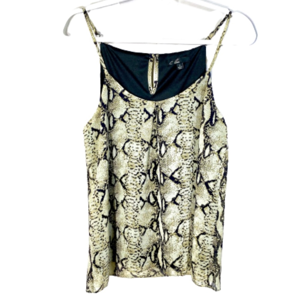 C. Luce Snake Print Tank Top Size Small